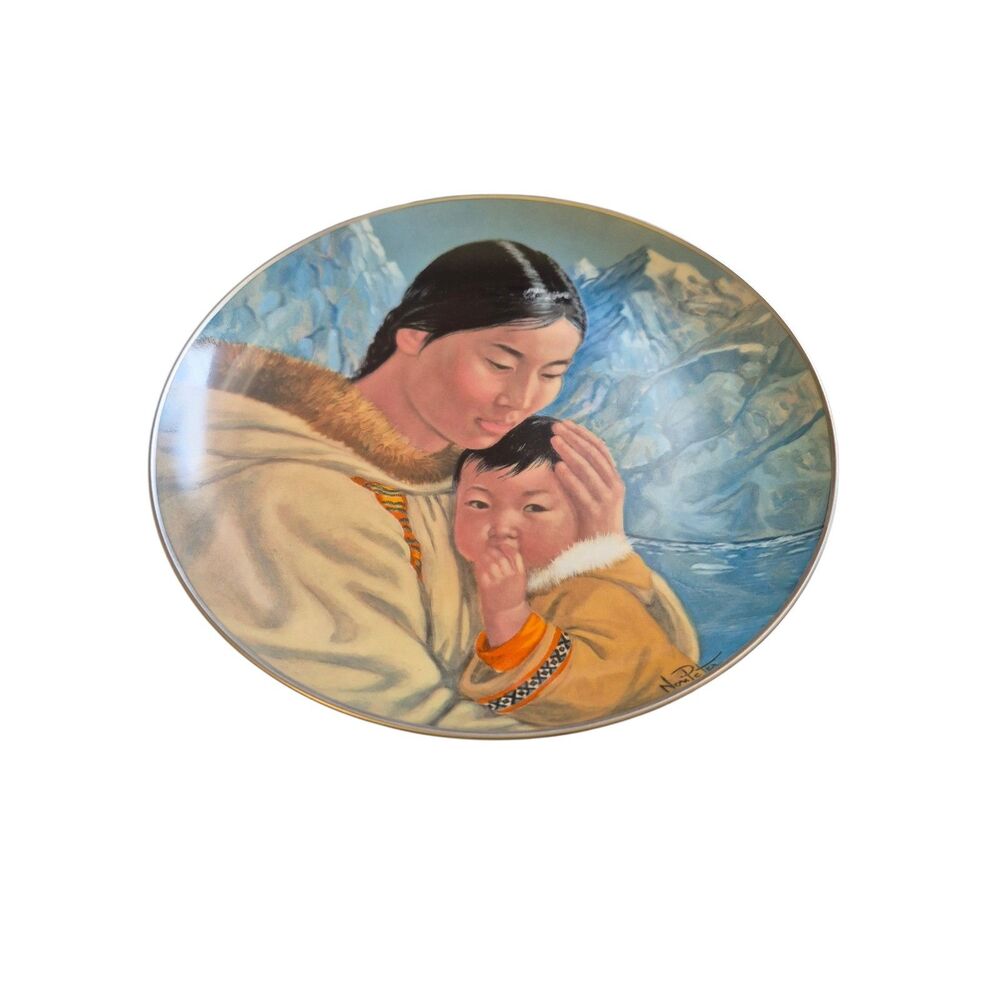 People of the Midnight Sun “Motherhood” Kaiser porcelain plate